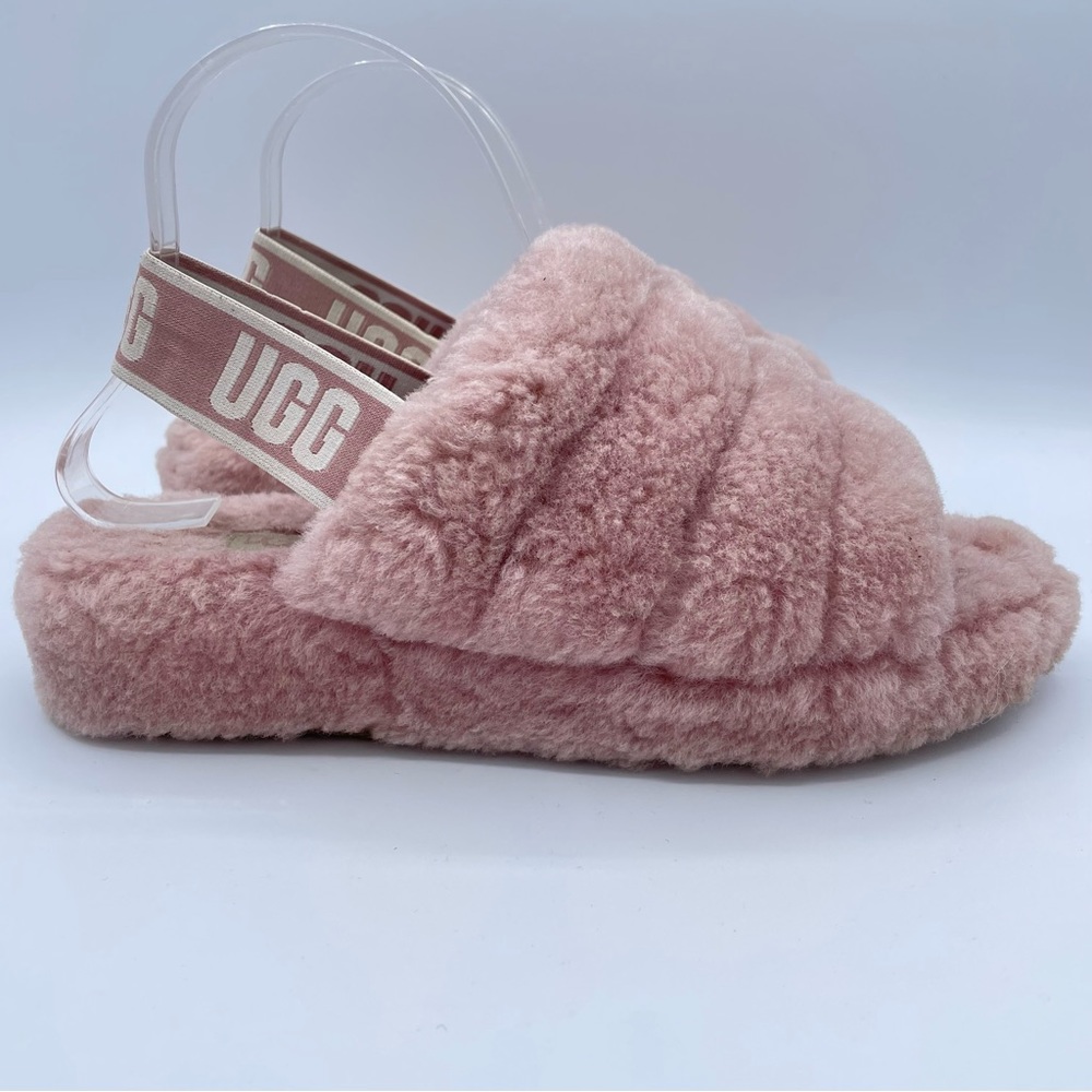 UGG Fluff Yeah Sandal 8 Pink - Picture 2 of 16